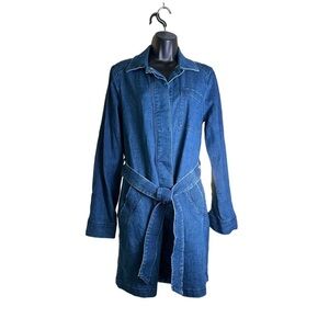 Vintage Banana Republic Blue Denim Jacket with Chain Hanger